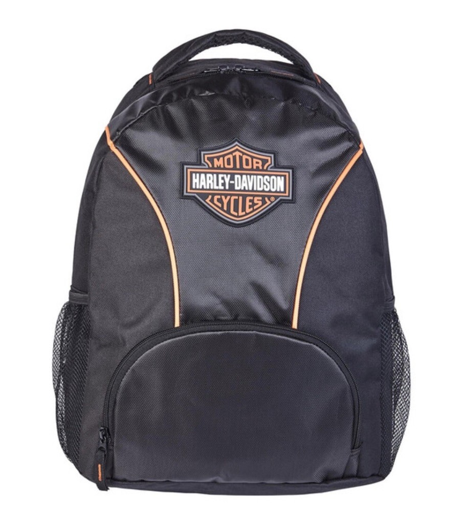 Harley Davidson Bar & Shield Logo Patch Backpack 90817 BLACK
