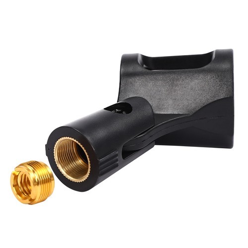 4 Pcs Adjustable Microphone Clip Holders for Wired/Wireless Mics