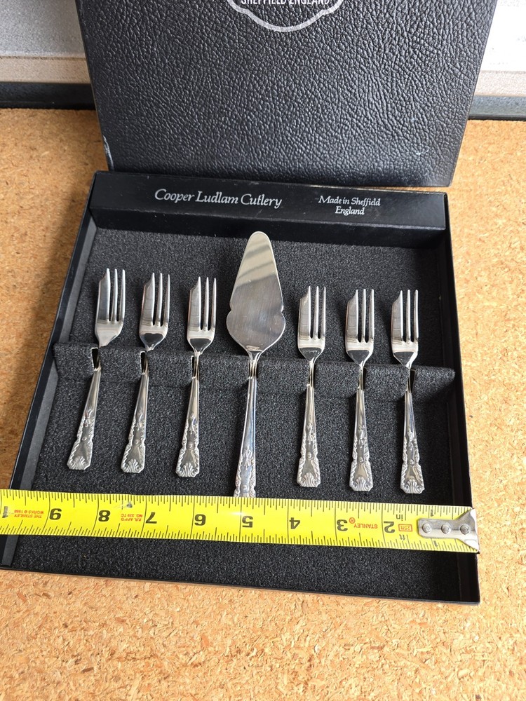 Cooper Ludlam Dessert Forks Pie Cake Server Cutlery