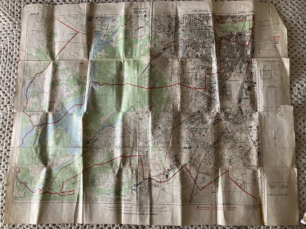 Allied Central Interpretation Unit War Map Germany Sheet 3 (SW) 1945