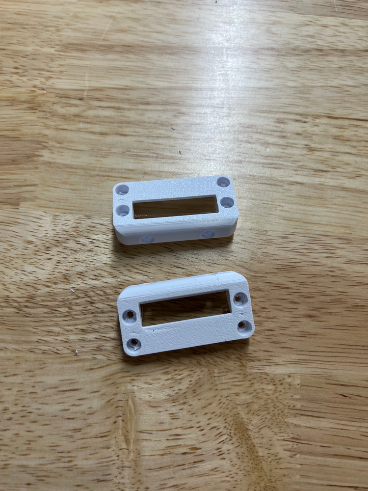E-flite Timber upgraded landing gear retainer.