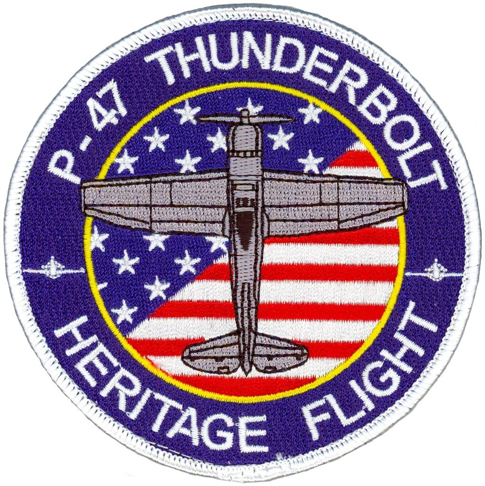 USAF ACC P-47 THUNDERBOLT HERITAGE FLIGHT PATCH