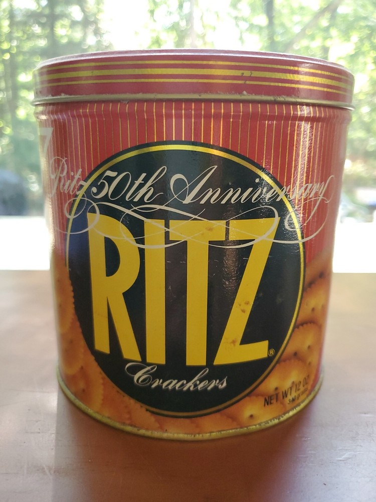 Nabisco Ritz 50th Anniversary 1984 Tin