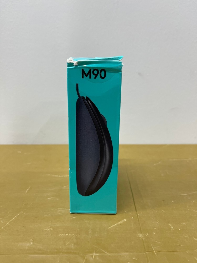 Logitech M90 Wired Mouse Black (910-001970)