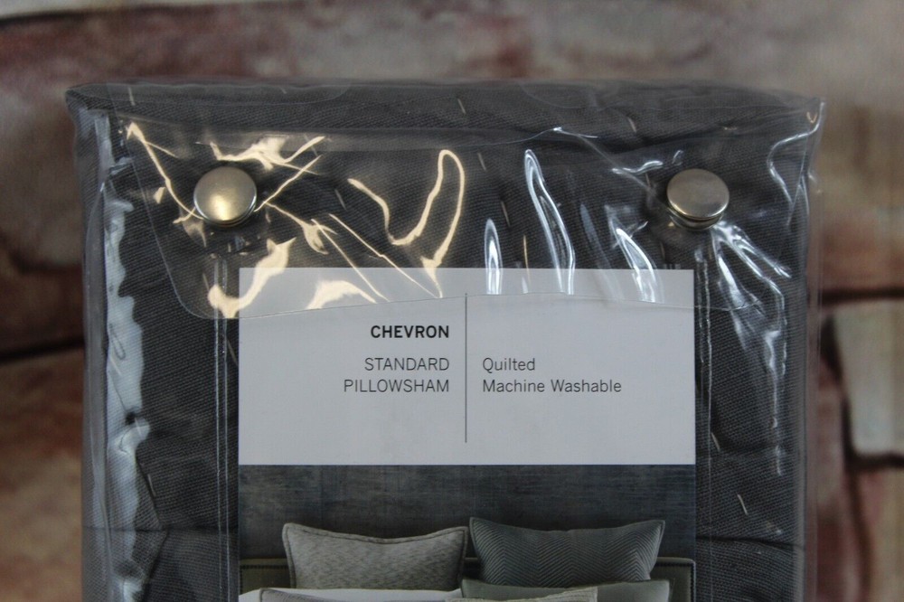 OAKE STANDARD PILLOW SHAM COLOR GREY NIP