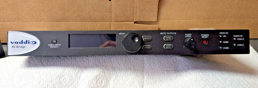 Vaddio 998-8210-000 ~ AV Bridge, USB/IP Streaming, HD Audio / Video Encoder