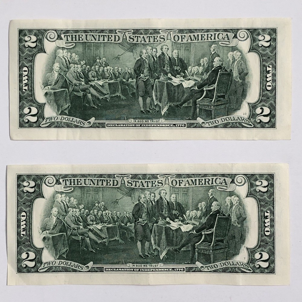 2017A $2 Miscut Error - Misalignment With Consecutive Numbers
