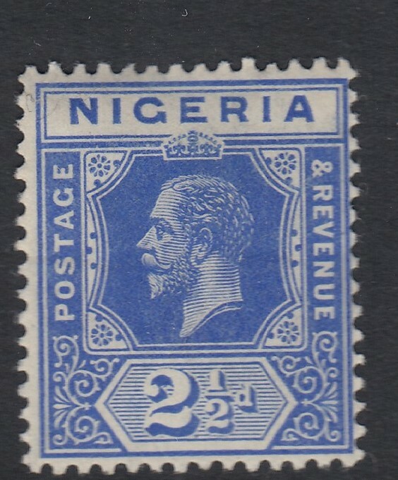NIGERIA SG4, 2½d bright blue, Mounted MINT. Cat £10.
