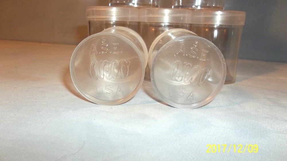 NEW--THREE (3) Anco Round Coin Tubes for American Silver Eagle