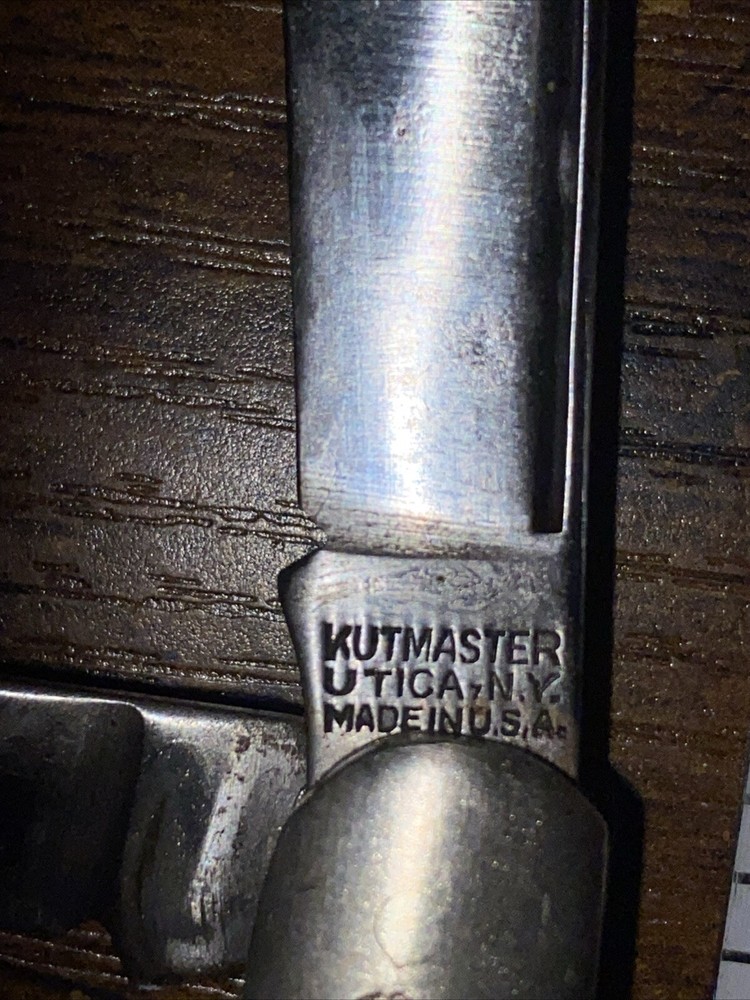 Vintage Nutmaster 3 Blade Folding Knife Made In USA