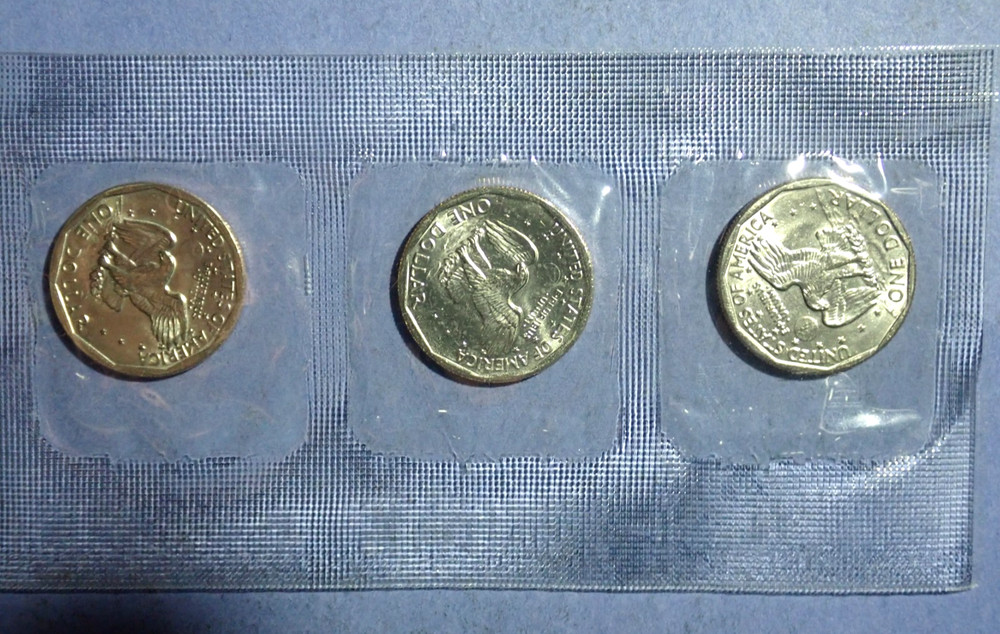 1979 Susan B. Anthony Dollar P/D/S BU Souvenir set