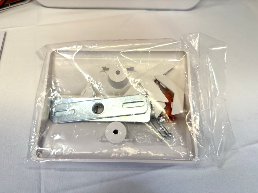 Two Amazon Commercial LED Emergency Exit Signs Battery Backup Open Boxes 2 sided