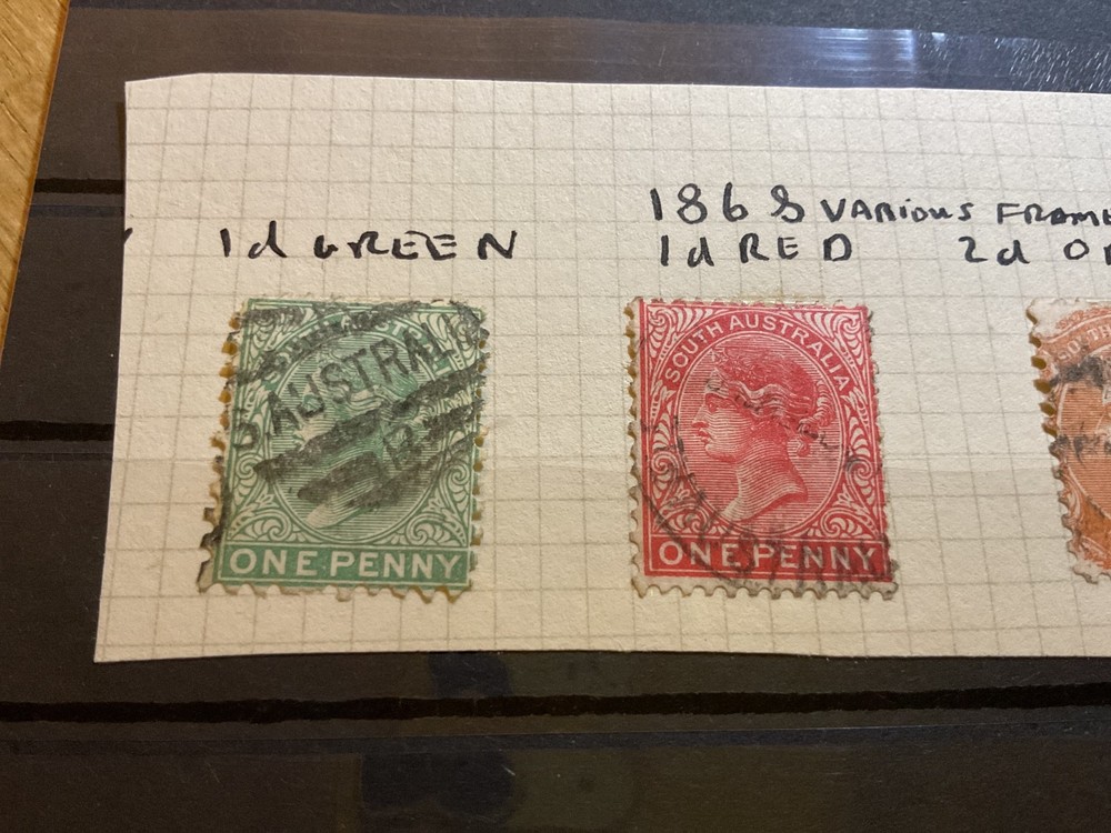Australia early used stamps B2738