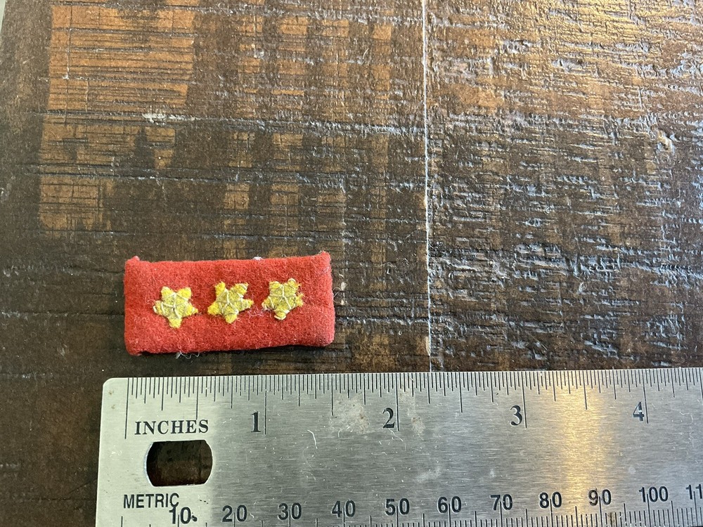 ORIGINAL WWII JAPANESE RANK COLLAR INSIGNIA PATCH