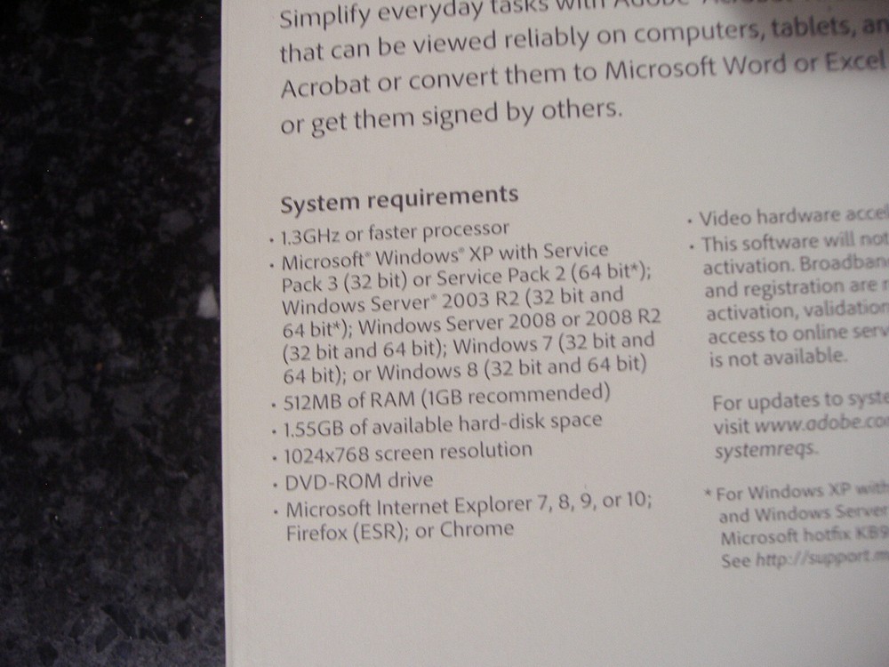 Adobe Acrobat XI 11 Standard Full Version for Windows Licensed for 2 PCs