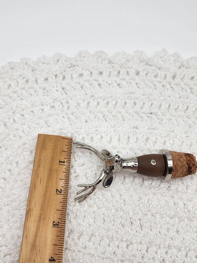 Vintage Deer Head Wine Bottle Cork