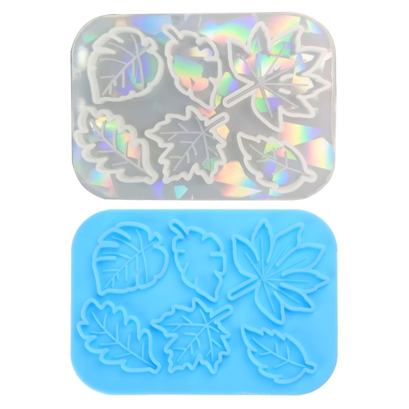 Maple Leaf Hairpin Mold Clear Silicone Mold for Jewelry Making