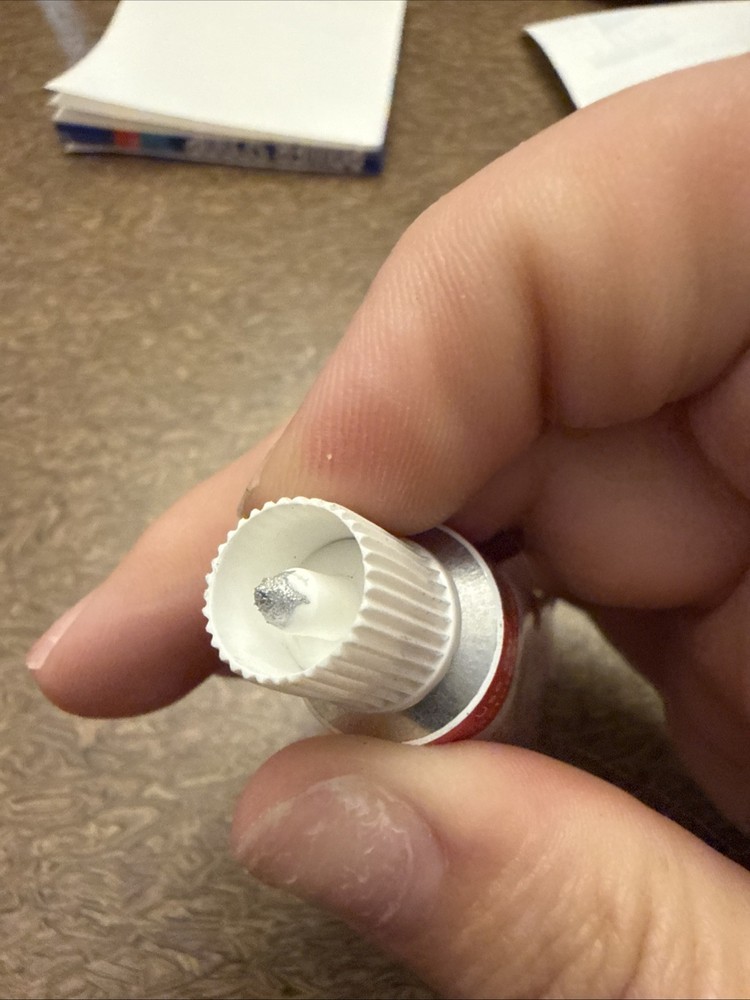 AMACO Silver Leaf Rub 'N Buff 15ml Used