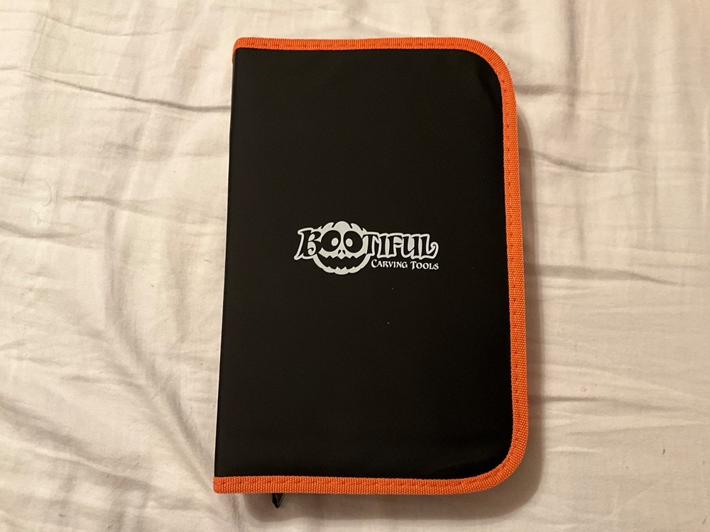 Bootiful Pumpkin Carving Kit with Carrying Case Halloween Tools