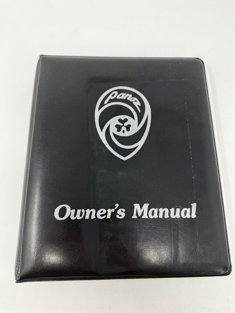 2000 Panoz Esperante Owners Manual OEM