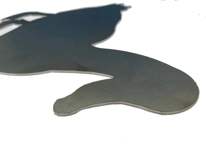 Silhouette Duck Waterfowl Shape .075" Thickness Steel Flat Solid Metal MC1485