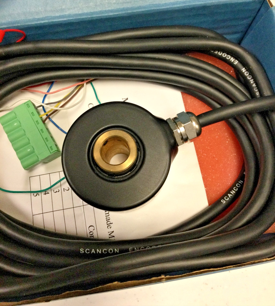 NEW, SCANCON ENCODER DENMARK TYPE 2RHI-100-D-4M-S, 4.5-30VDC, FREE SHIPPING