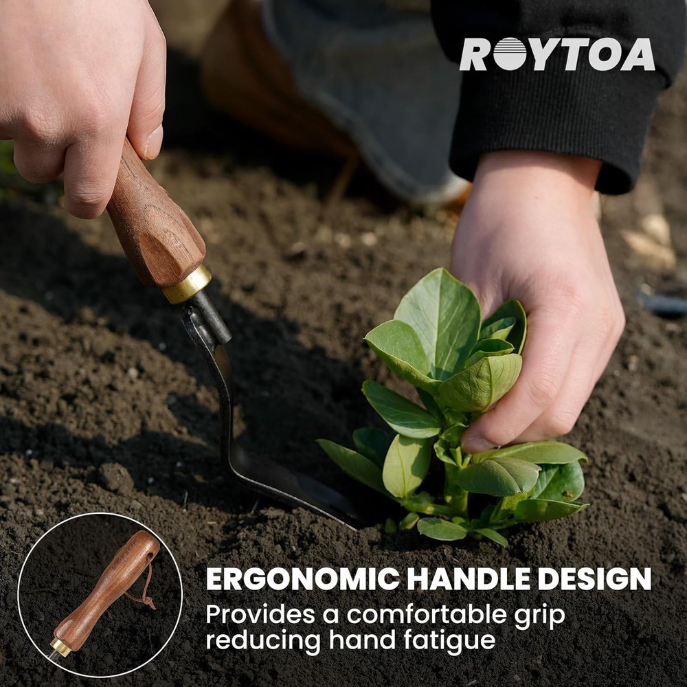 Unique Fork-Shaped Weed Remover Tool - Ergonomic and Durable for Garden Care