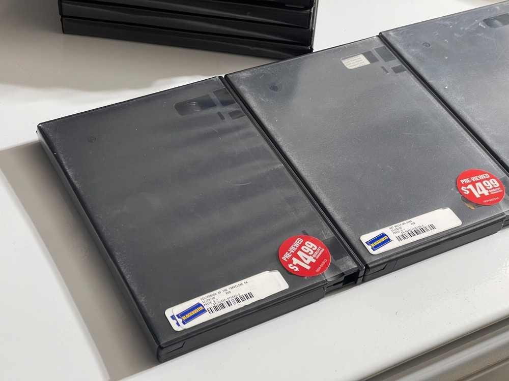 10x Authentic Blockbuster Empty Standard Single Disc DVD Replacement Cases