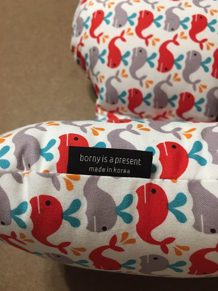 BORNY Butterfly Pillow, Stroller Pillow, Cervical Vertebrae Protection EUC!