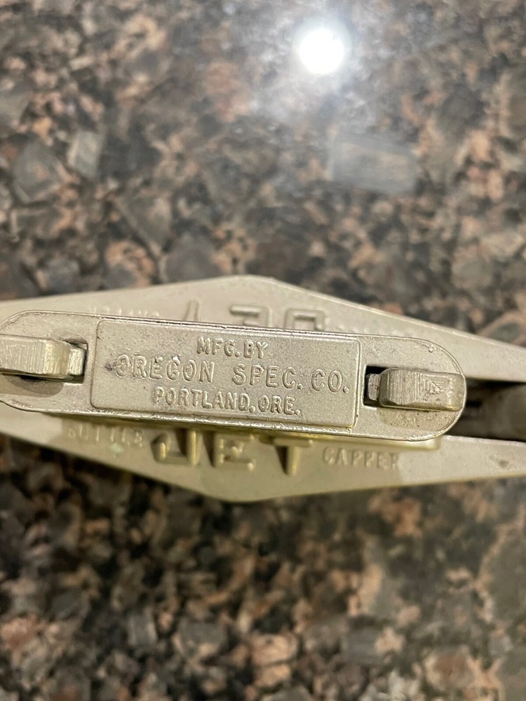 Vintage Jet Bottle Capper by Oregon Spec. Co.