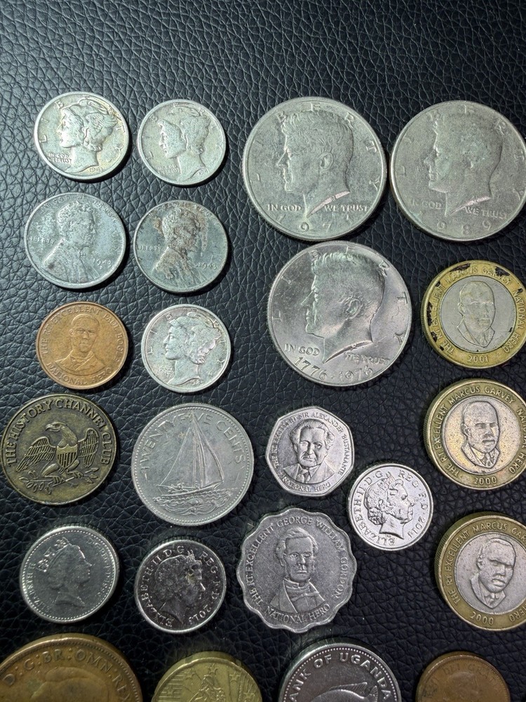Set Of 49 Different Coins