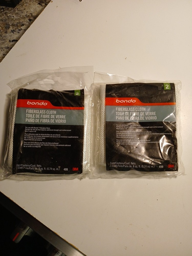2 Pack Bondo Fiberglass Cloth