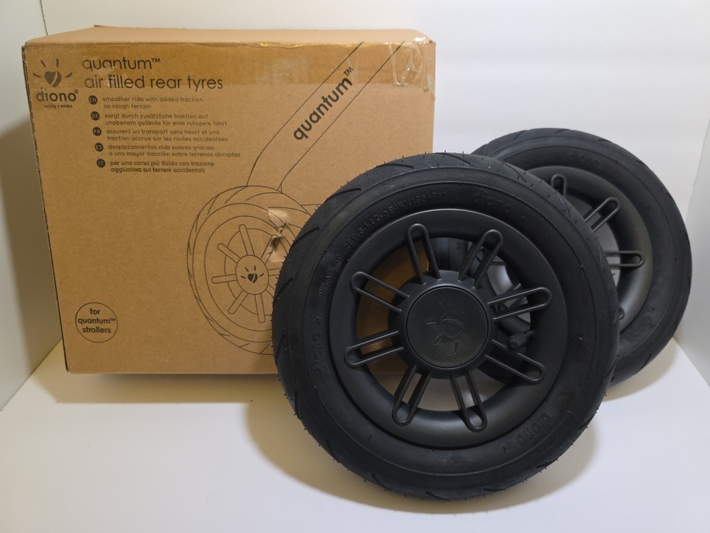 Replacement Rear Tires For Diono Quantum Stroller NIB