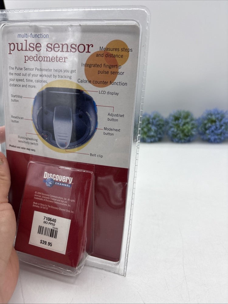 VTG Discovery Channel Multi-Function Pulse Sensor Pedometer 2004
