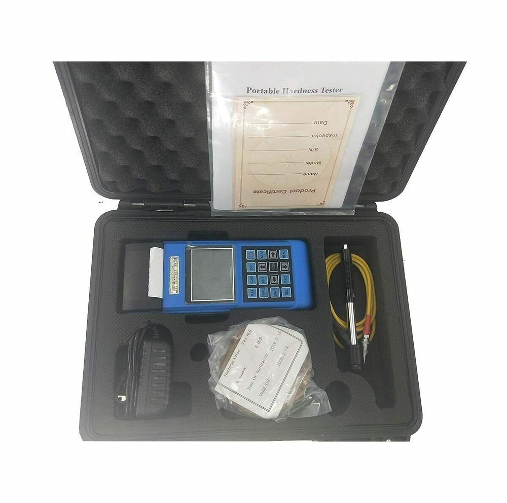 Leeb Rebound Hardness Test with D Impact Device USB Interface Built in Printer