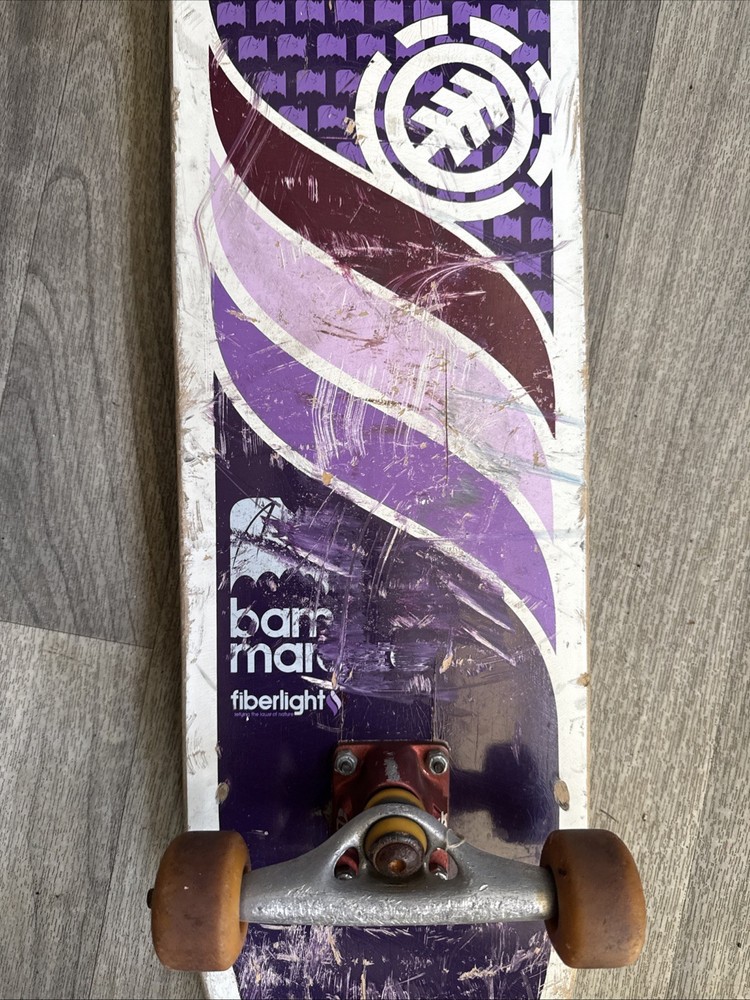 Element Skateboard Bam Margera Fiberlight Complete Used
