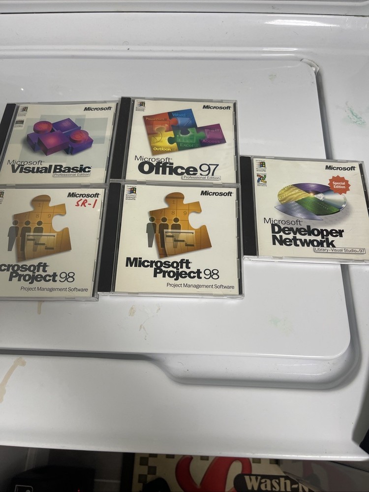Microsoft Office 97,98,visual Basic,developer Network (lic #