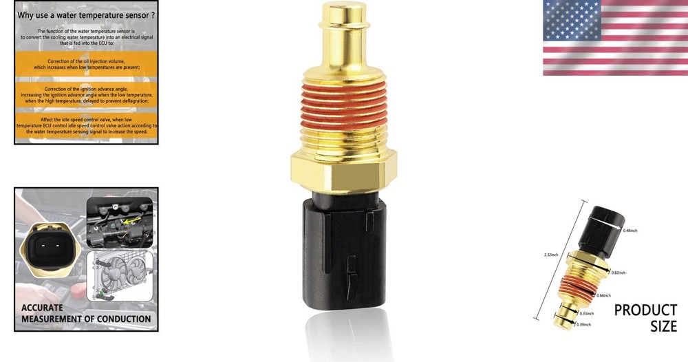 Durable Engine Coolant Temperature Sensor for Chrysler, Dodge & Ram Vehicles