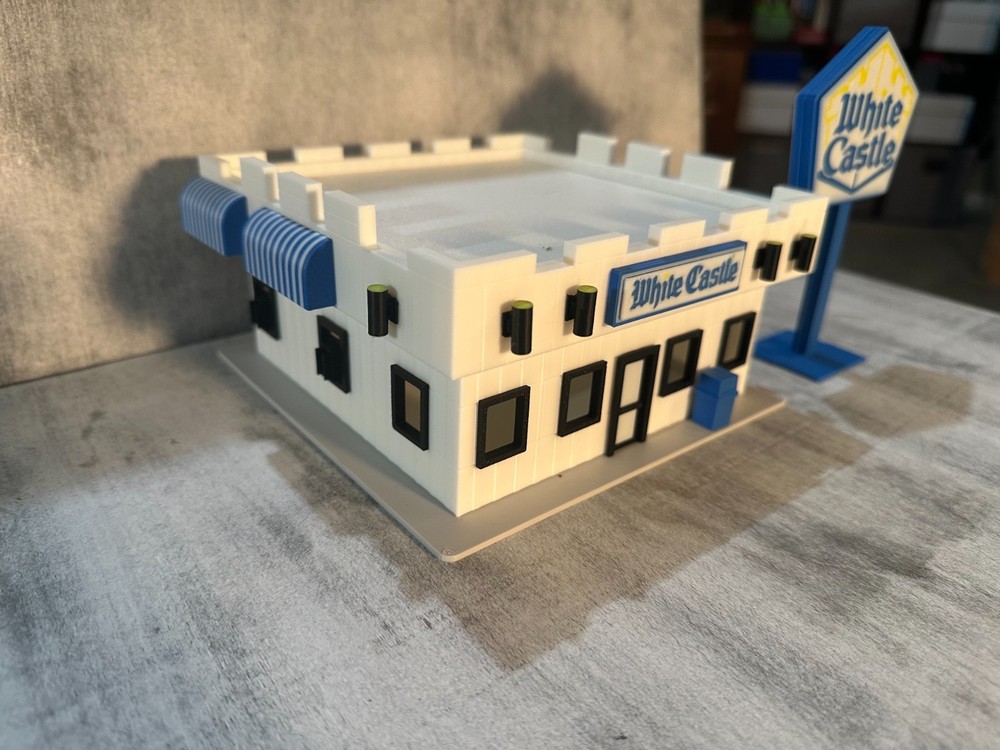 White Castle 1:64 Scale Diorama
