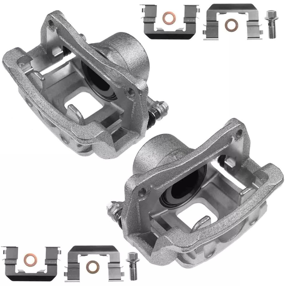Brake Calipers with Bracket Front Left Right 2Pcs for 2010-2013