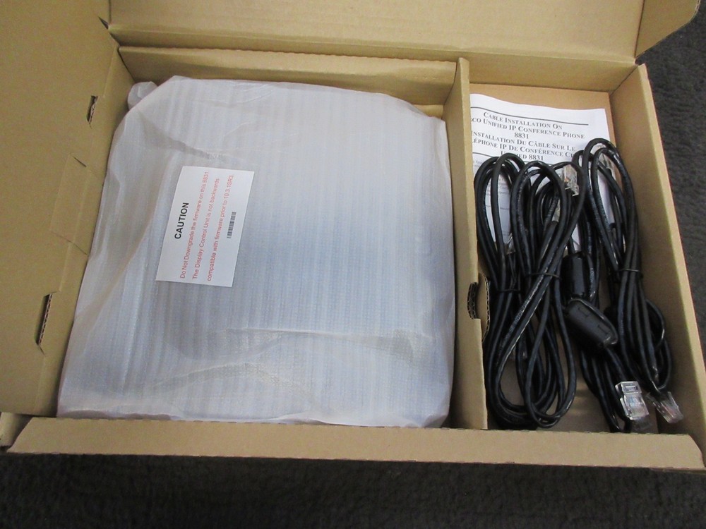 Cisco CP-8831-K9 IP Conference Phone Base & Control Unit