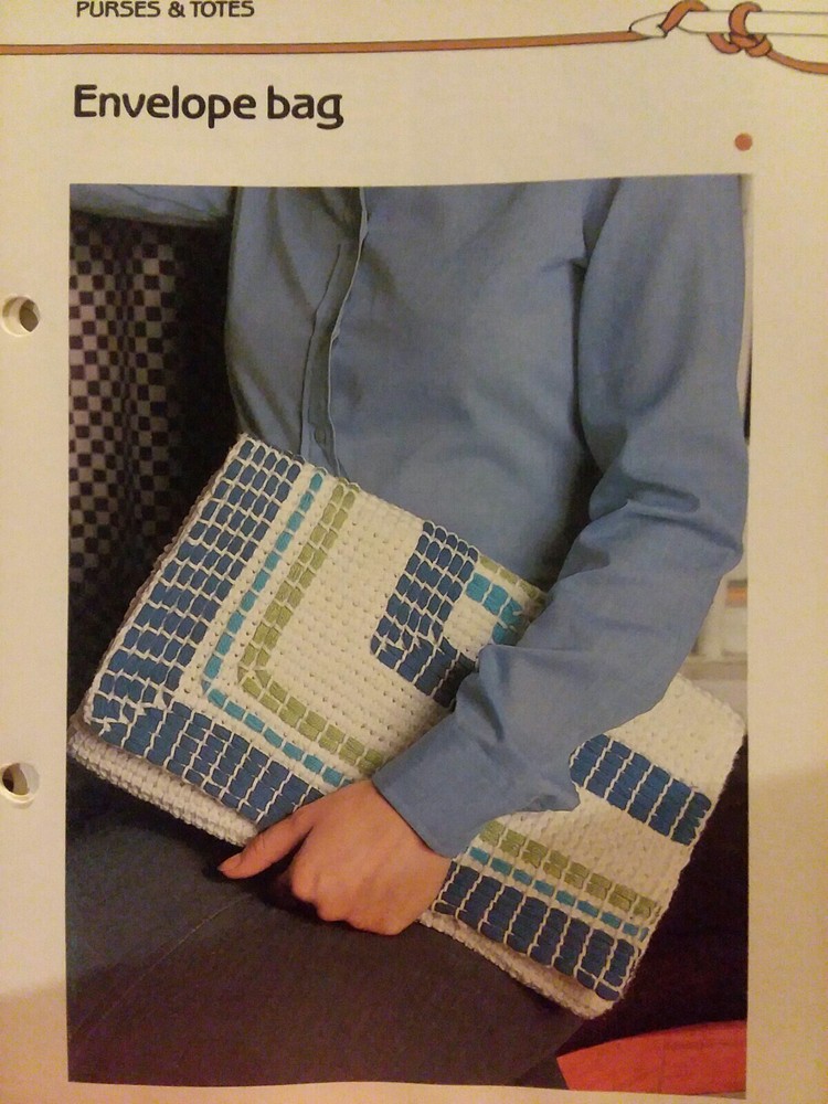 Envelope Bag crochet PATTERN INSTRUCTIONS FREE SHIPPING