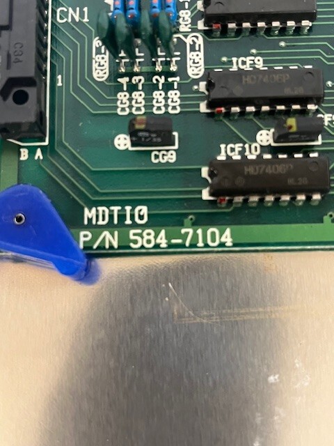 HITACHI MDTIO PCB, P/N 584-7104