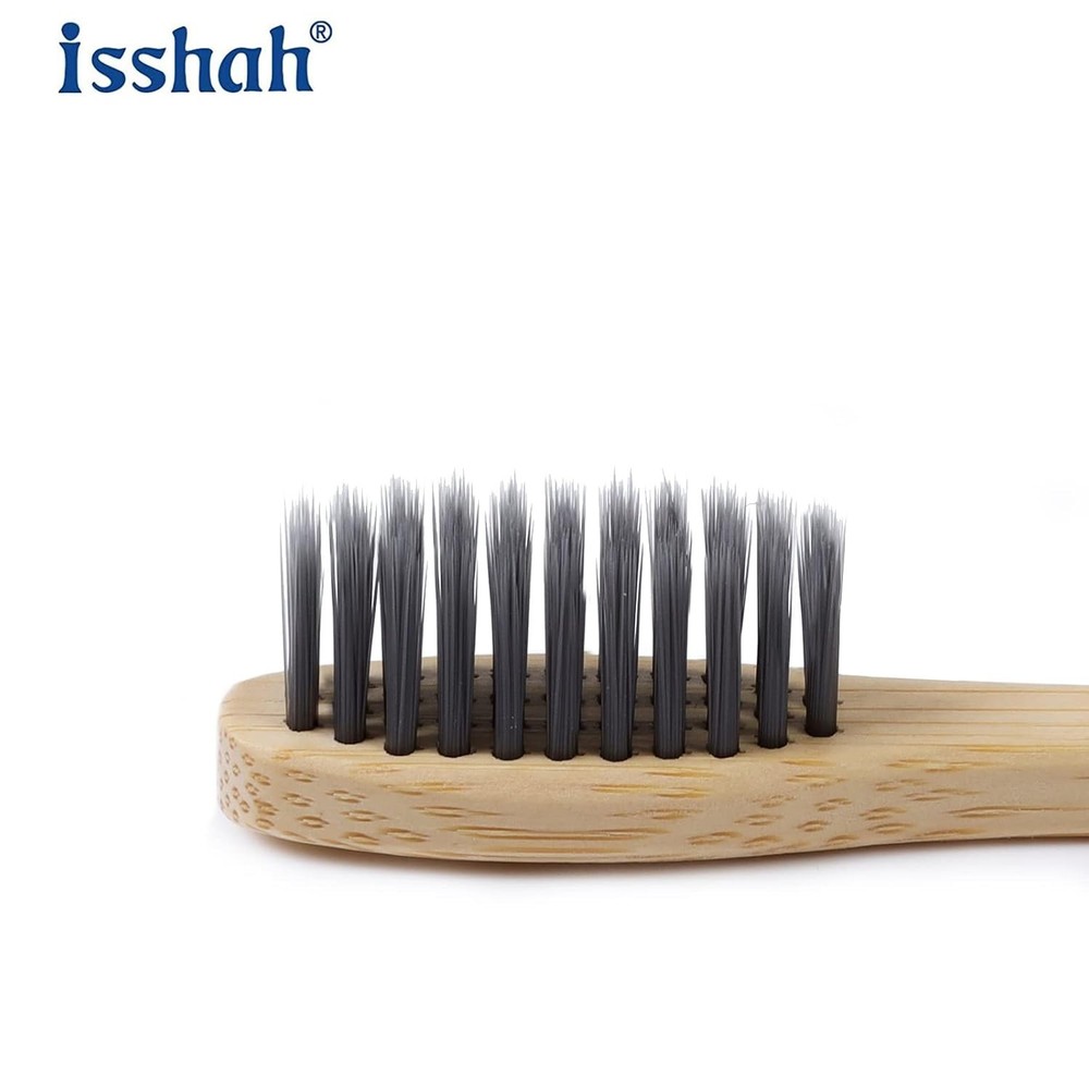 Biodegradable Eco-Friendly Bamboo Toothbrushes, 12 Count