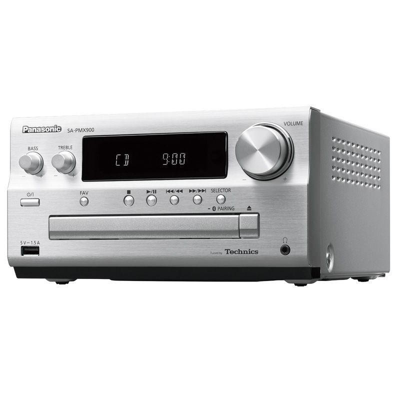 Panasonic SC-PMX900-S CD Stereo System Bluetooth High Resolution USB-DAC Silver