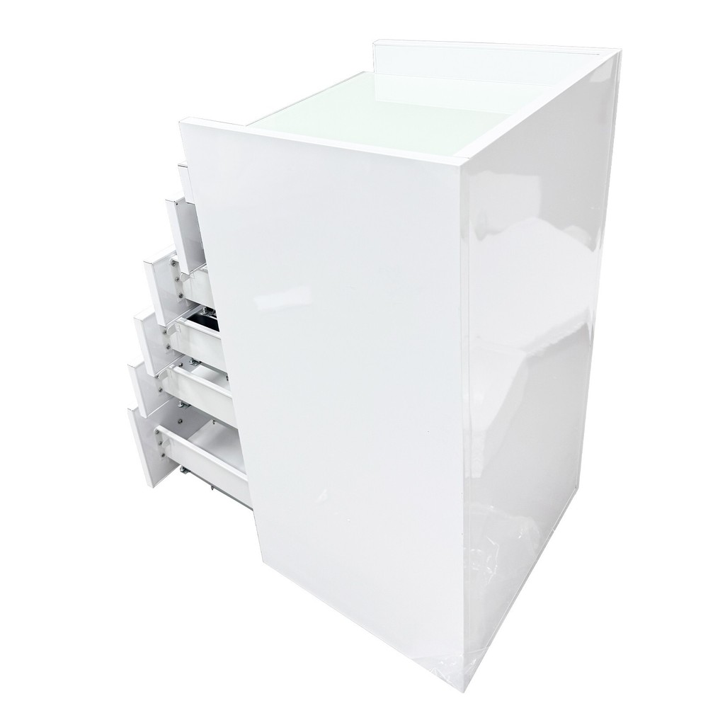 17.7"*15.7" Versatile ABS-Structured Office Side Cabinet Home Side Cabinet wit