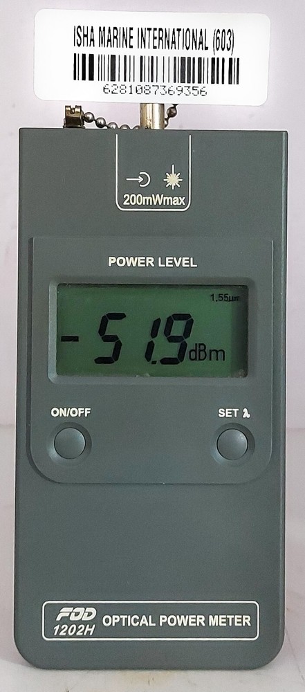 FOD 1202H Optical Power Meter 12402