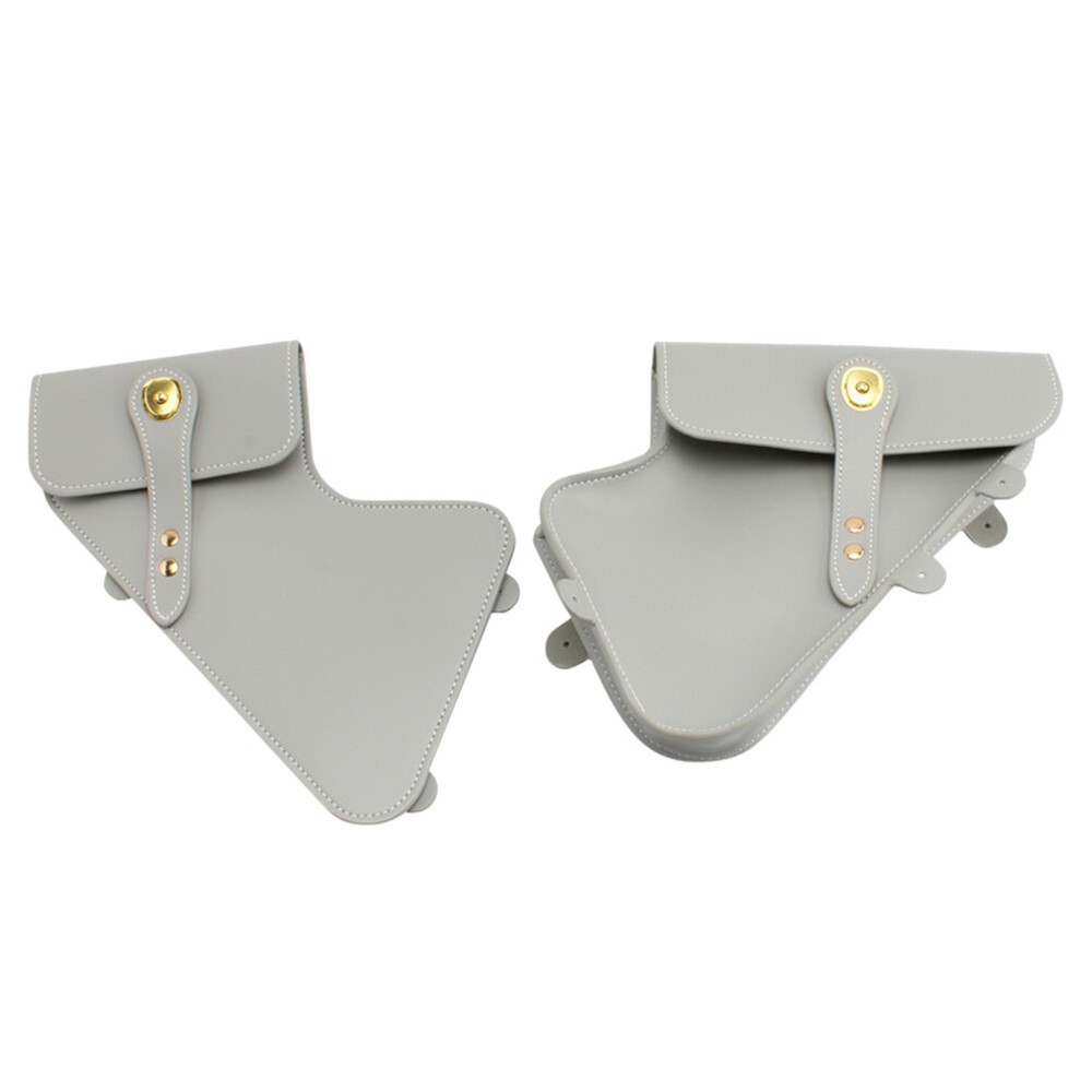 MotorcyclemaintenanceframesidestoolbagretroleatherforBMWRnineTsilver-