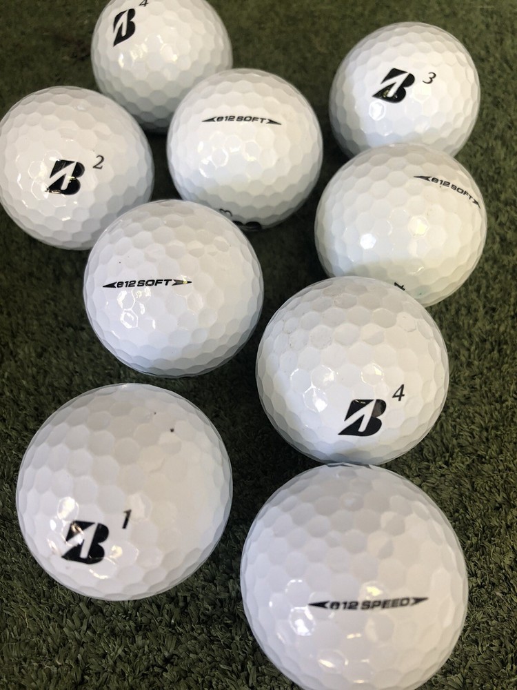 50 Bridgestone e12 Soft / Speed Assorted Golf Balls Mix 5A Grade (AAAAA)