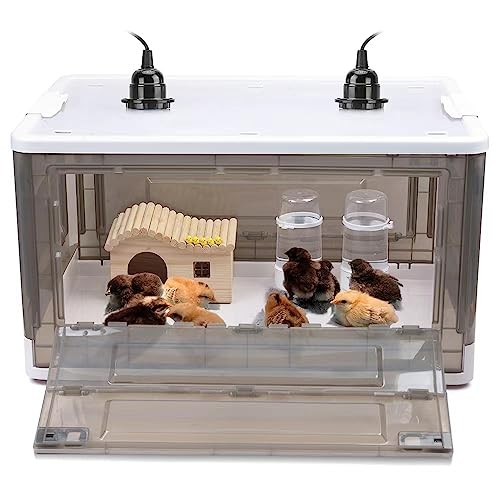 Chick Brooder,Brooder Box for Chicks,Brooder Heater Warms up to 25 23″x17″x14″